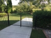 Montage Majestic 10 wide double gate at driveway