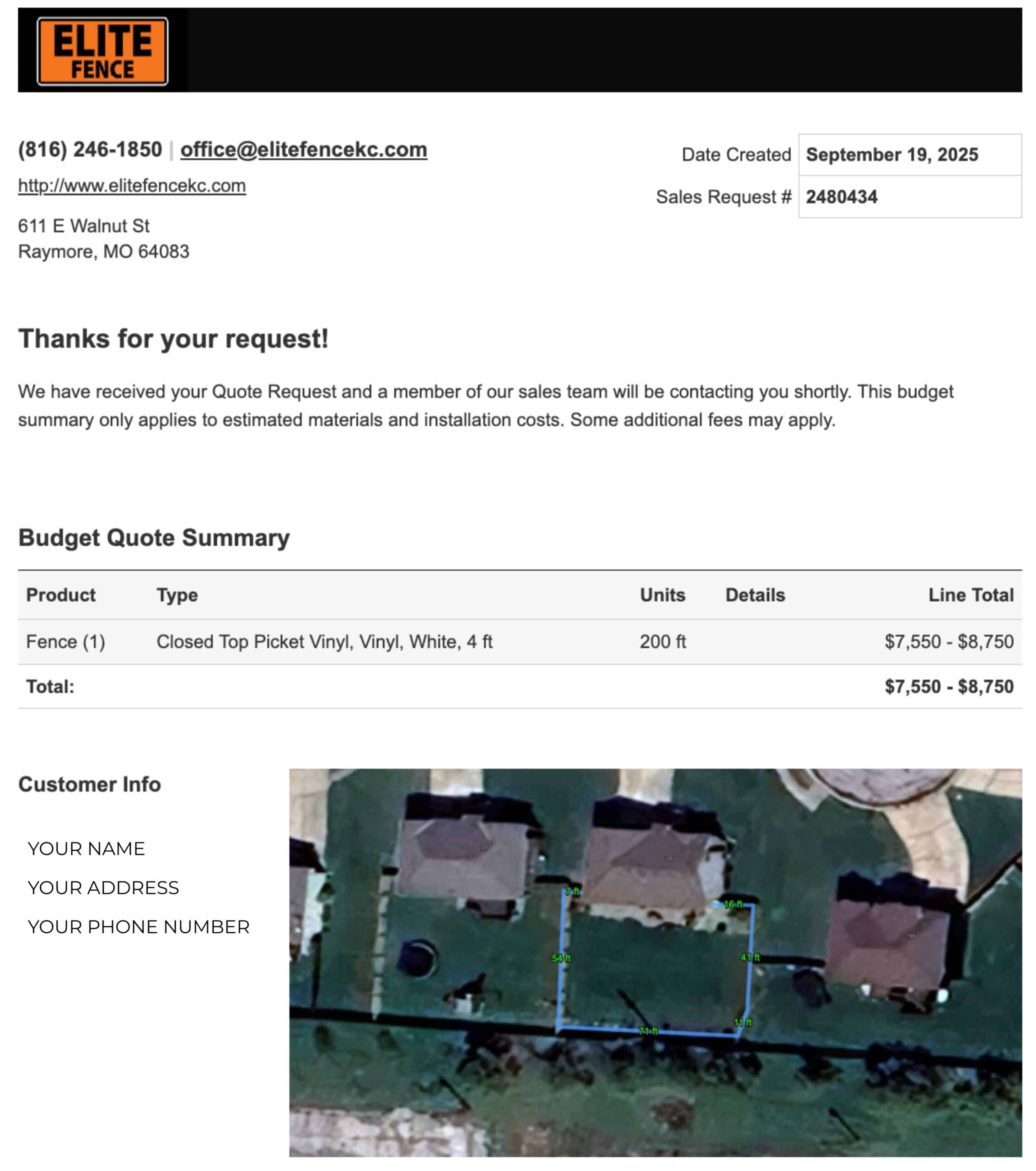 GET YOUR ESTIMATE TODAY
