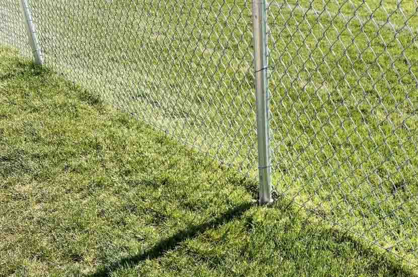 Post Driven Temp Fence